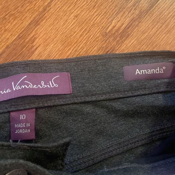 NWT Gloria Vanderbilt, Amanda Ponte size 10, pants - Picture 4 of 12